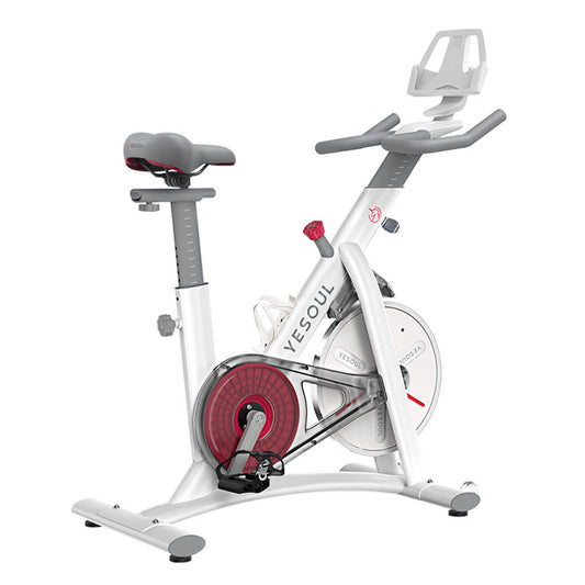 Dviratis treniruoklis baltos spalvos Yesoul S3 - Baltas